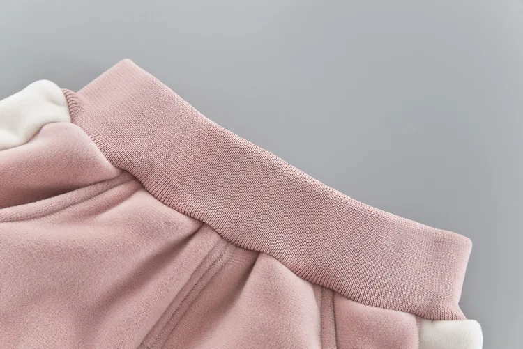 Повседневный теплый комплект одежды для маленьких девочек и мальчиков Детский