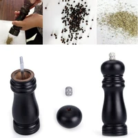 wooden pepper spice salt herbal mill grinder hand movement manual pepper mills spice bottles jar bbq kitchen cooking tools