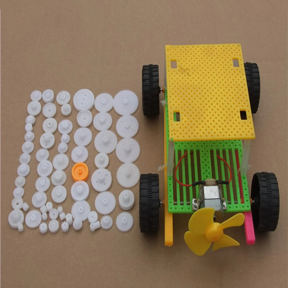 64 шестерни в упаковке с червячным шпинделем однослойный двухслойный свободный