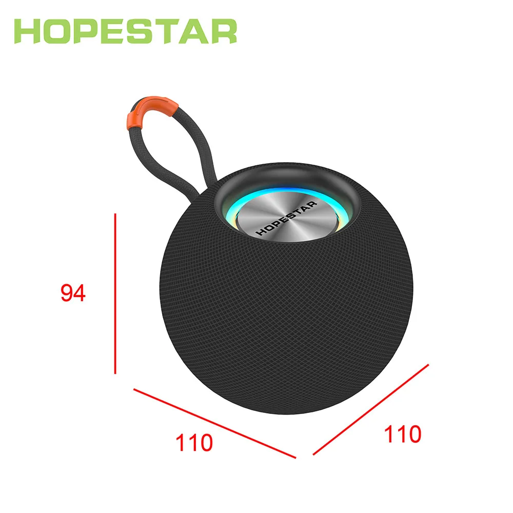 HOPESTAR H52 Mini Bluetooth Speaker Portable Caixa De Som Sound Box Subwoofer Homepod Wireless For Computer Music TF Card USB FM |