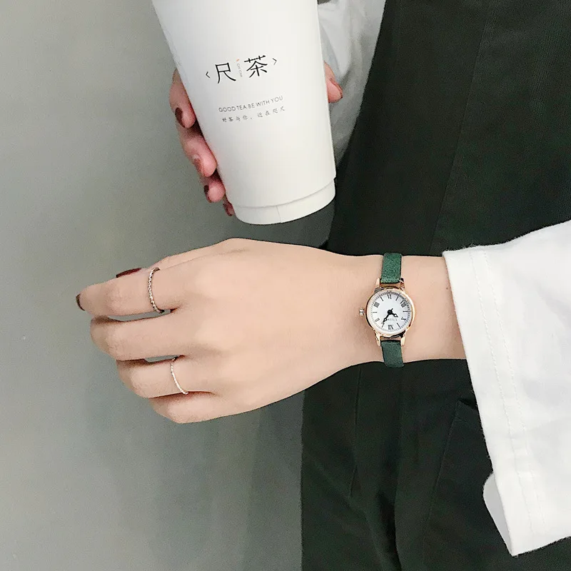 

women's fashion exquisite roma retro watches elegant ladies design small wristwatches vintage leather female
