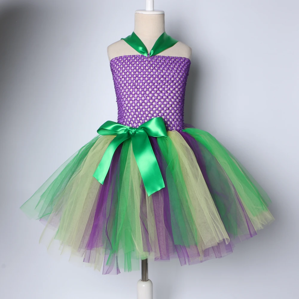 Платье-пачка Ариэль для девочек фатиновое платье принцессы косплея маленькой