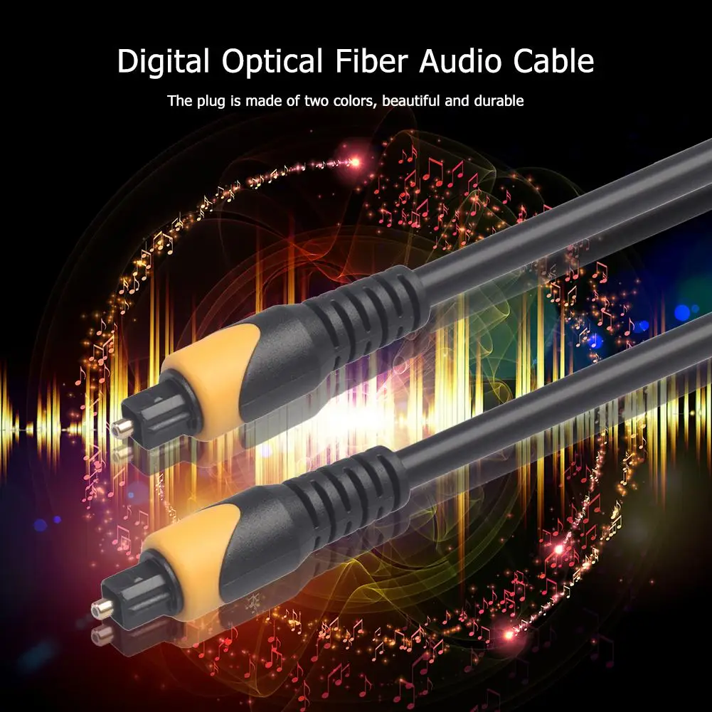 Digital Optical Audio Cable Coaxial Toslink SPDIF for Amplifiers Blu-ray Compatible with DTS Devices Socket | Электроника
