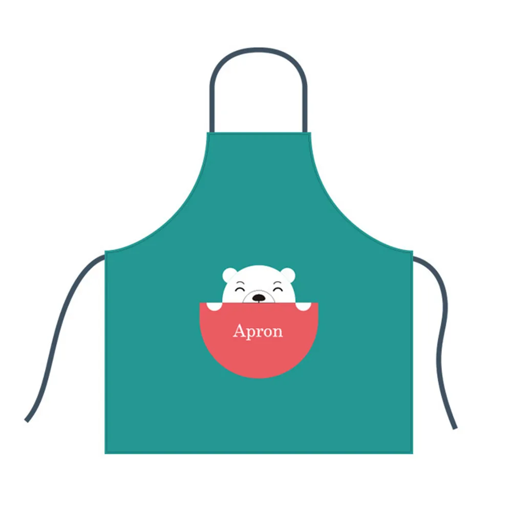 Кухонный Фартук с мультяшным рисунком модный фартук для дома кухни