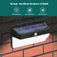 108LED Solar Light 1/2/4 Outdoor Wall Lamp Night Long-time Lighting PIR Motion Sensor Wall Lamp Waterproof Energy-saving Lamp