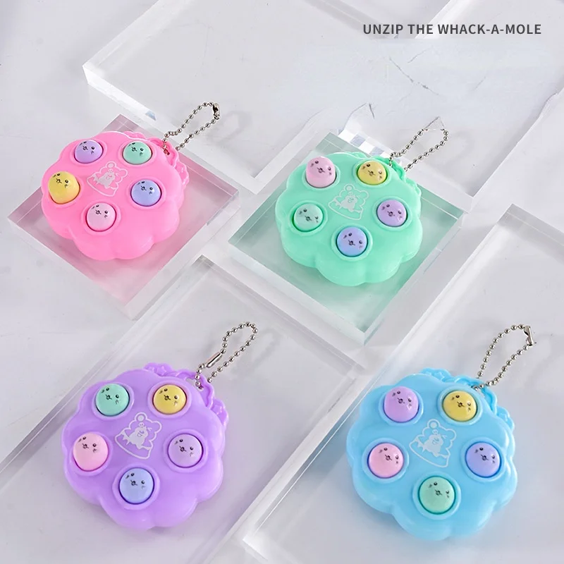 

Simpl Dimmer Fidget Toys Mini Key Ring Antistress Toys For Adult Kids Autism Needs Squishy Stress Reliever Toys Симпл Димпл