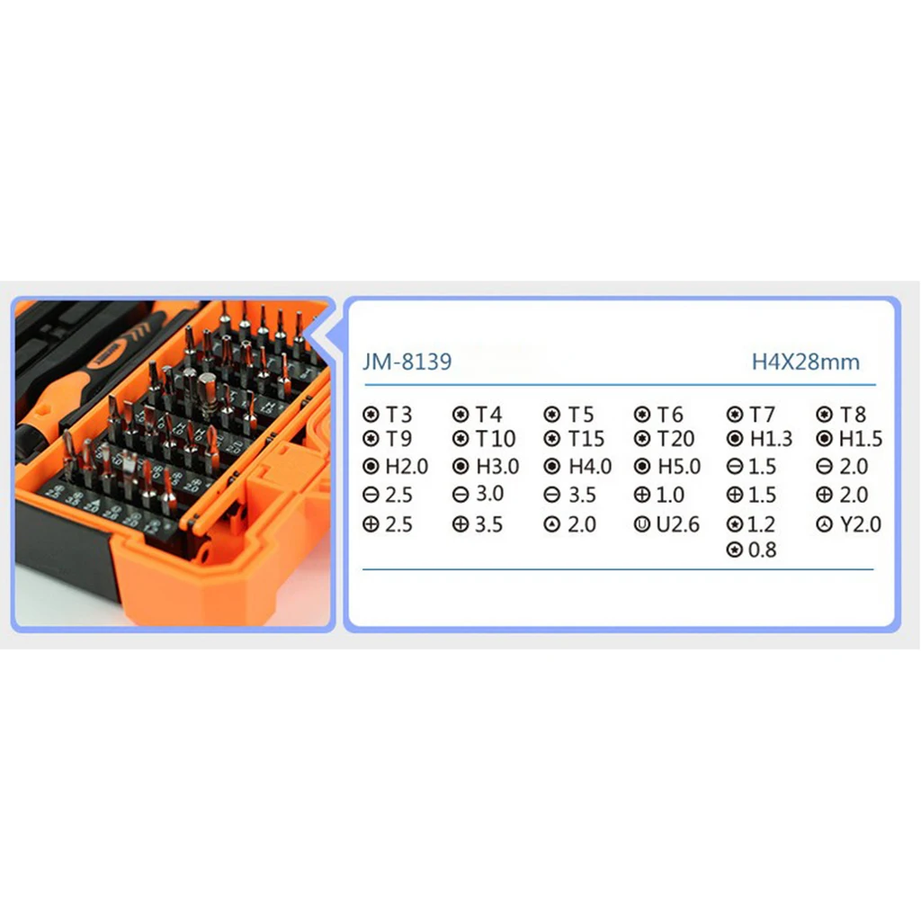 

1 Set 45 in 1 Steel Precision Magnetic Screwdriver Kit Repair Tools w/ Case