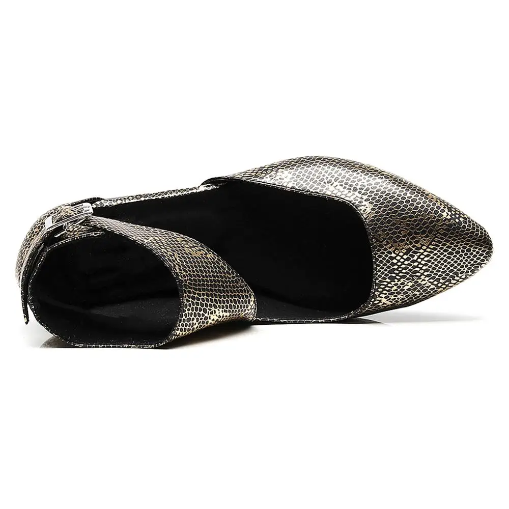 Танцевальные туфли SWDZM для джазовых танцев черные женские современные