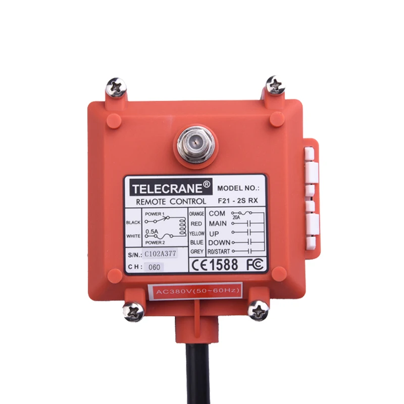 

F21-2S Wireless radio transmitter and receiver remote control for electric hoist winch