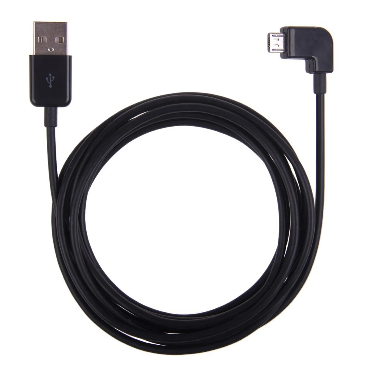 

Cablecc CY Left angled 90 Degree Micro USB Male to USB Data Charge Cable for Mobile Phone & Tablet 200cm Black Color