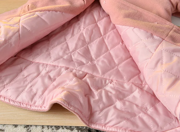 Шерстяное пальто для маленьких девочек на осень и зиму теплая плотная Новогодняя