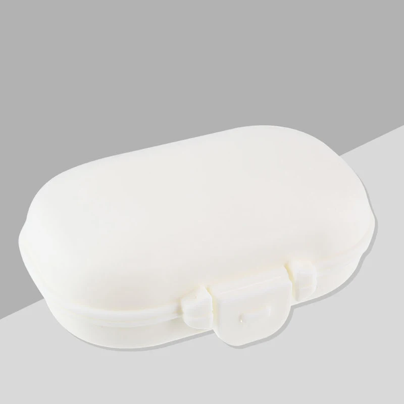 Medicine Box Mini Pill Cases Vitamin Pill Tablet Case Portable Travel Medical Box Pill Splitters Travel Accessories - Цвет: White