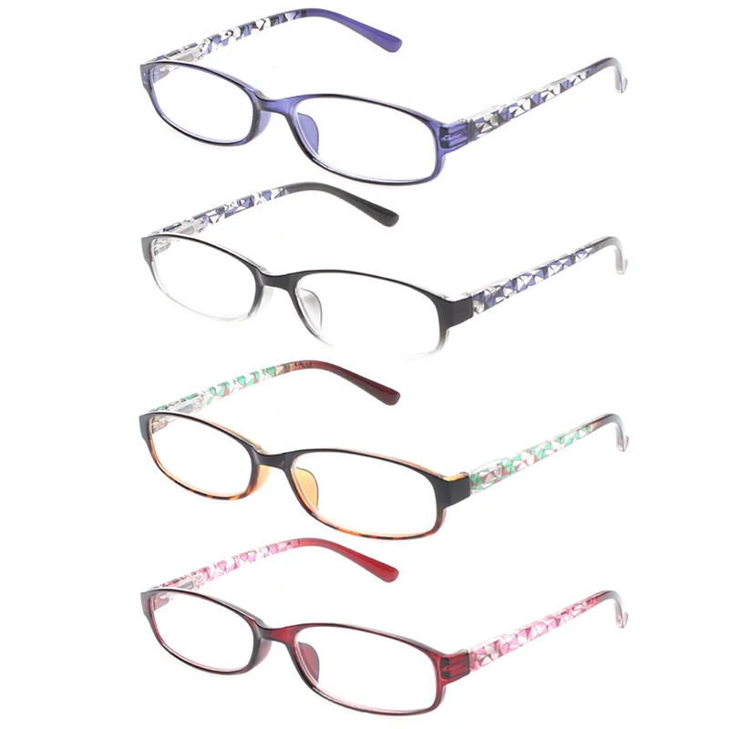 

Turezing Retro Printed Frame Decorative Reading Glasses Spring Hinge Men Women HD Prescription Reader 0.5 1.0 2.0 2.5 3.0 4.0