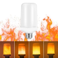 ac85 265v e27 3w led dynamic flame effect light bulb creative corn lamp decorative lights for bar hotel restaurant party