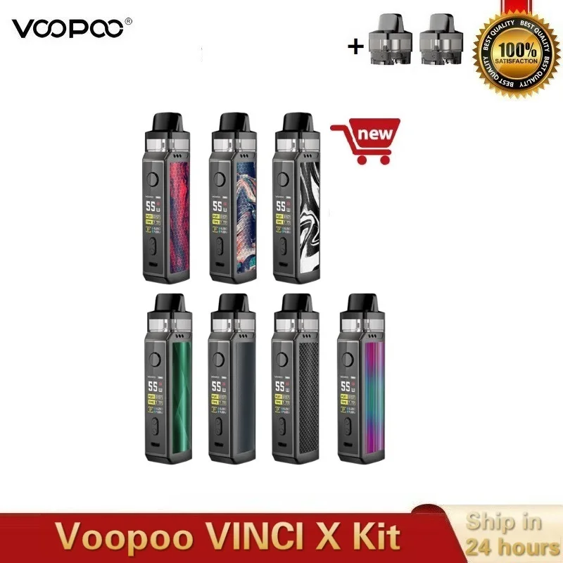 Новый оригинальный набор VOOPOO VINCI X Pod 5 мл бак Двойная Катушка система 70 Вт Питание