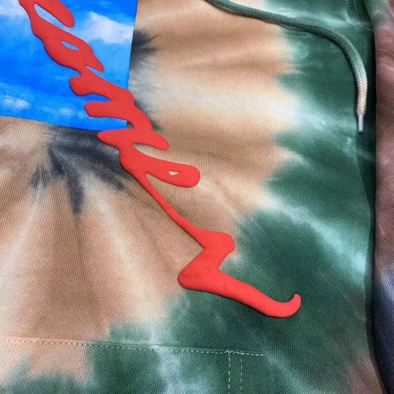 TRAVIS SCOTT x DOVER Star Tie Dye Astroworld Hooded Women Men Hoodies 1:1 High Quality Sweatshirts Mens Pullover | Мужская одежда