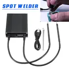 Ручной портативный точечный мини сварочный аппарат с ручкой быстросъемная ручка никелевая пластина 18650 батарея 650A DIY точечный сварочный аппарат