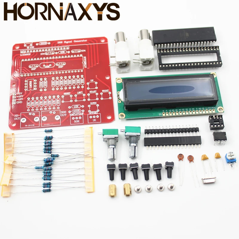 DDS Function Signal Generator DIY Kit Frequency Square Sawtooth Triangle Wave Parts Source Components |