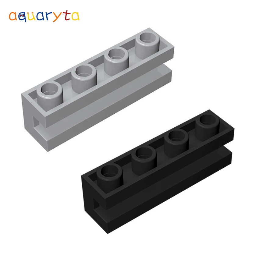 

Aquaryta 20pcs Building Blocks Parts MOC Brick Special 1x4 with Groove Compatible with 2653 DIY Education Creative Toys for Teen