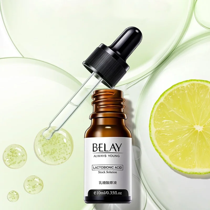 

Lactobionic Acid Serum Instant Shrink Pores Anti-Aging Anti-Oxidation Face Essence Minimize Pore Lift Firming Skin Care