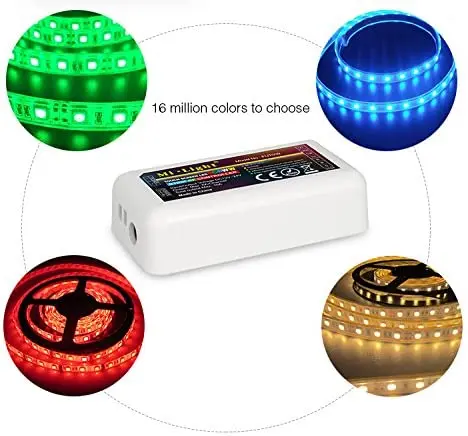 Mi светильник RGB + CCT (RGBWW) светодиодный контроллер RF 2 4G для Светодиодный с полосками