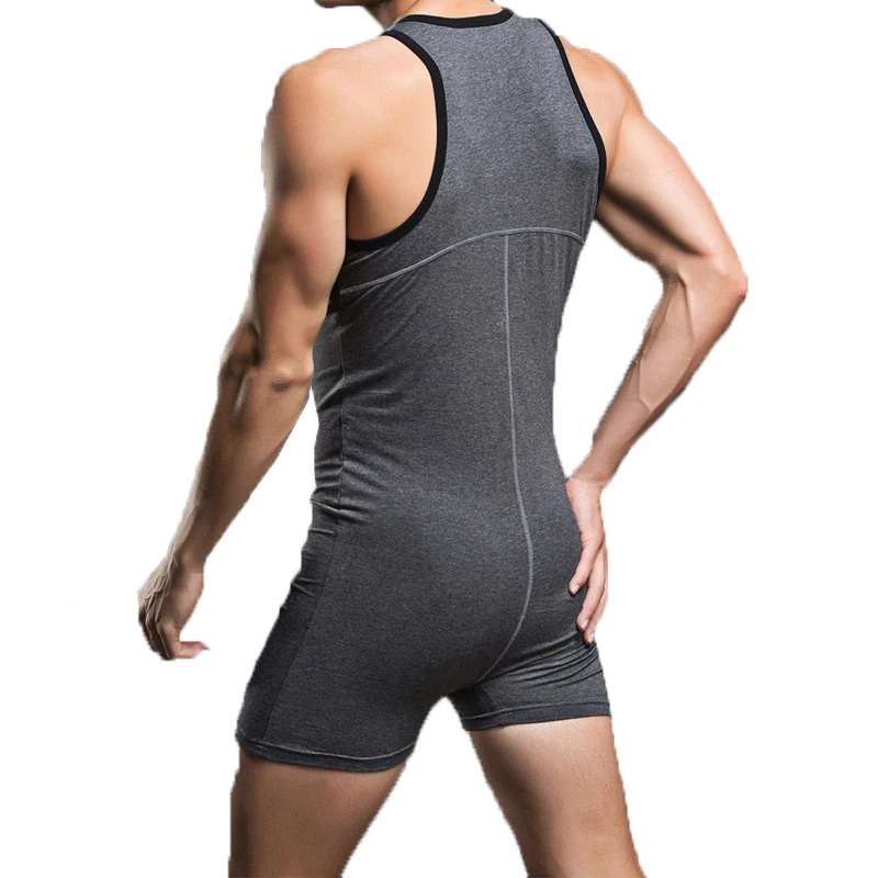 Мужской жилет из дышащего хлопка корректирующий с пуговицами нижнее белье для