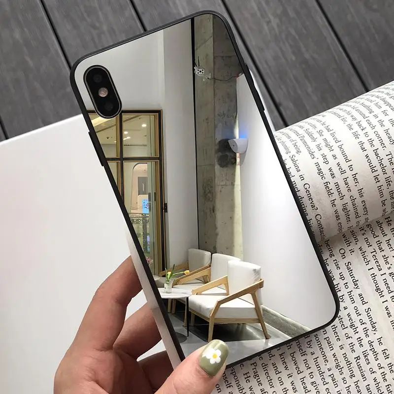 Full Mirror Soft TPU Cases for Xiaomi Mi 9T Pro 9 8 Lite 6X A1 5X F1 Redmi K20 Note 7 6 5 7A 4X 5A Plus 6A Plating Cover |