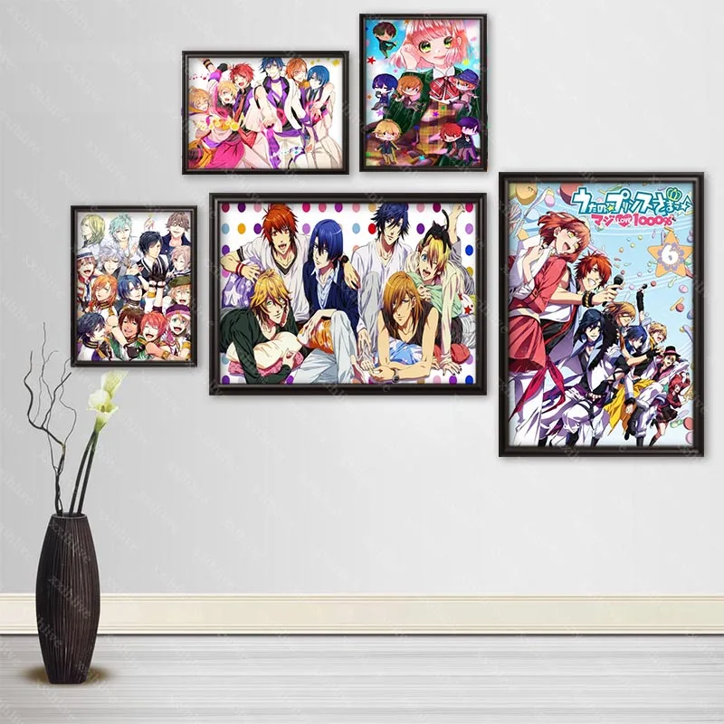 Постеры на заказ из японского аниме UTA NO PRINCE SAMA художественный Шелковый Холст