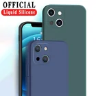 Мягкий силиконовый чехол для iPhone 13, 12, 11 Pro Max, Mini, XR, X, XS, 7, 8 Plus, SE 2