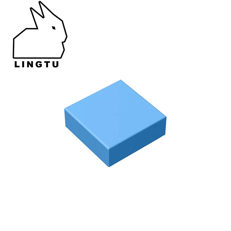 LINGTU строительный блок для бренда Fro Lego 3070 30039 1x1 плитка Развивающие детские