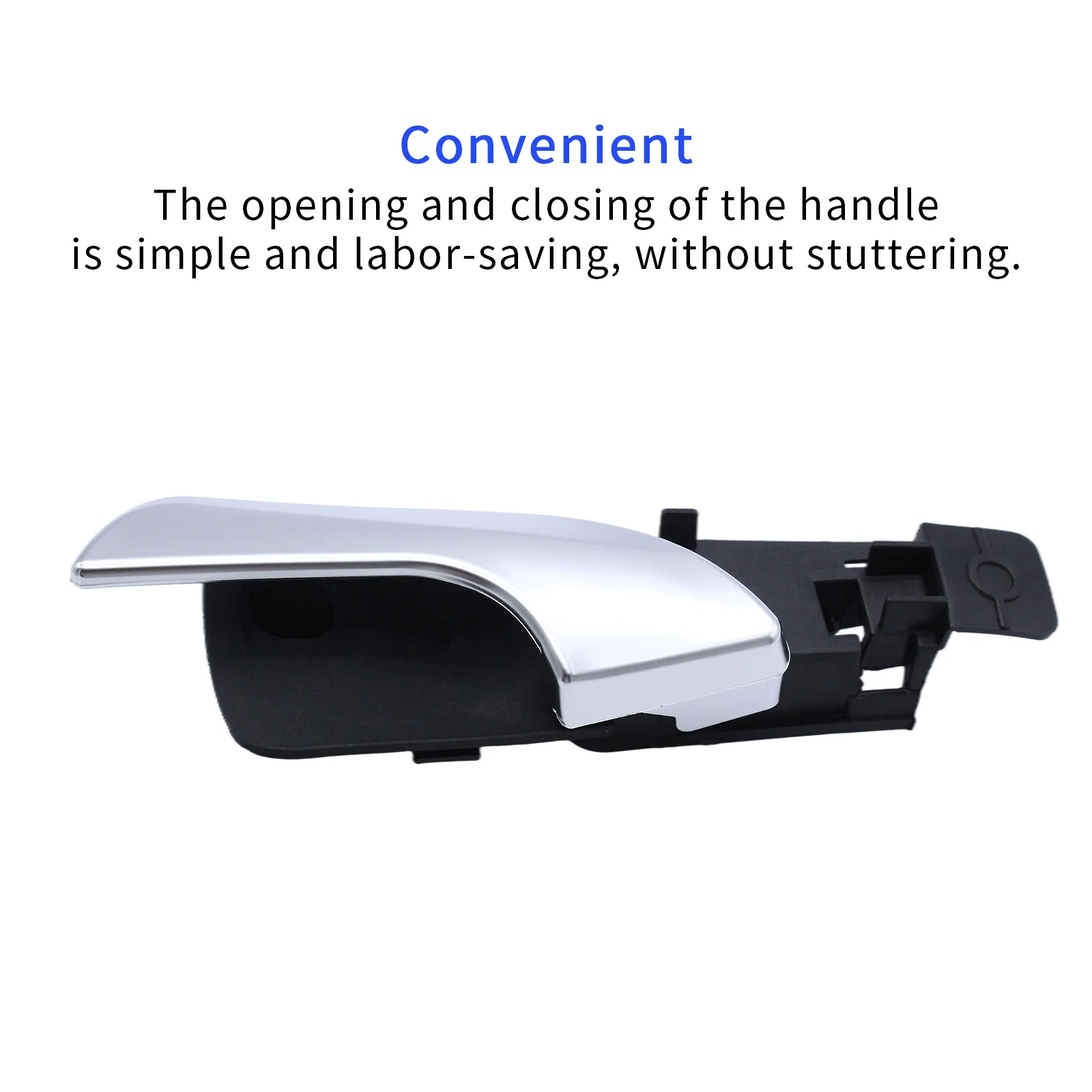 Хромированная дверная ручка для интерьера автомобиля левая/правая передняя Alfa