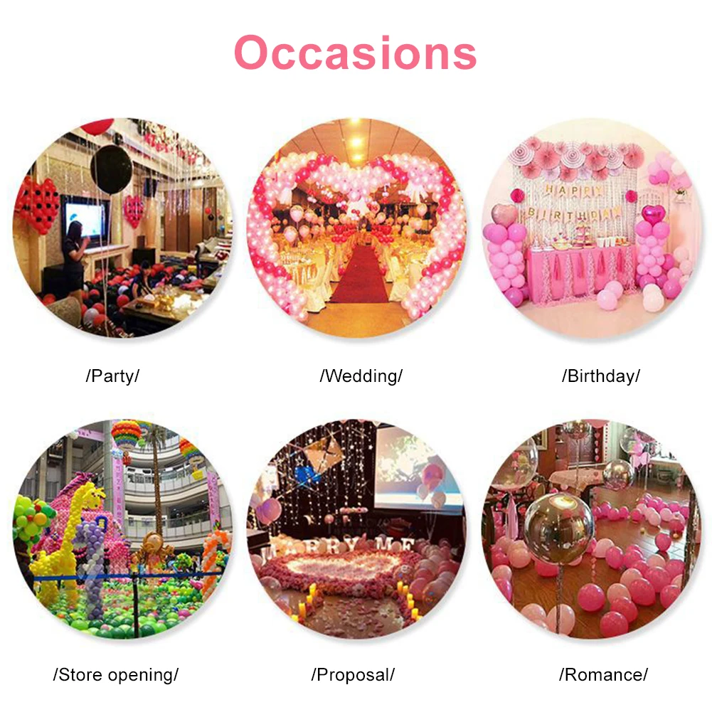

Balloons Set Foil Balloons and Latex Heart Shaped Balloons Valentine's Day Decoration Balloons for Wedding Anniversary Proposal