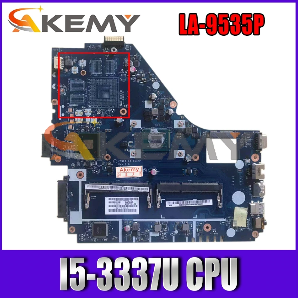 Z5WE1 LA-9535P E1-570G материнская плата для ноутбука ACER Aspire E1-530 E1-570 портативного