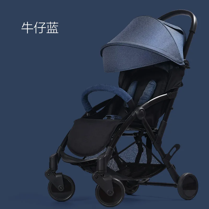 Четырехколесная тележка Легкая Складная портативная Противоударная детская