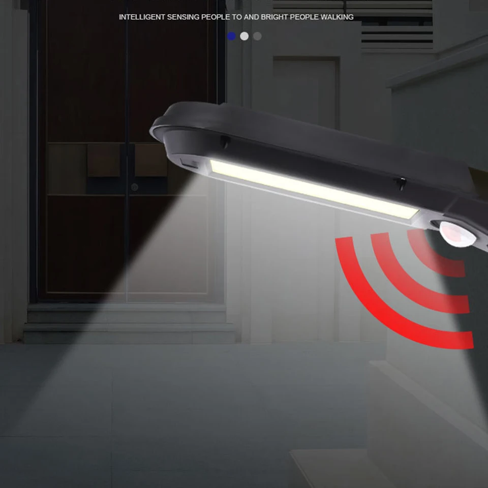 Солнечный светильник уличный фонарь движения Сенсор встроенный длинные Срок