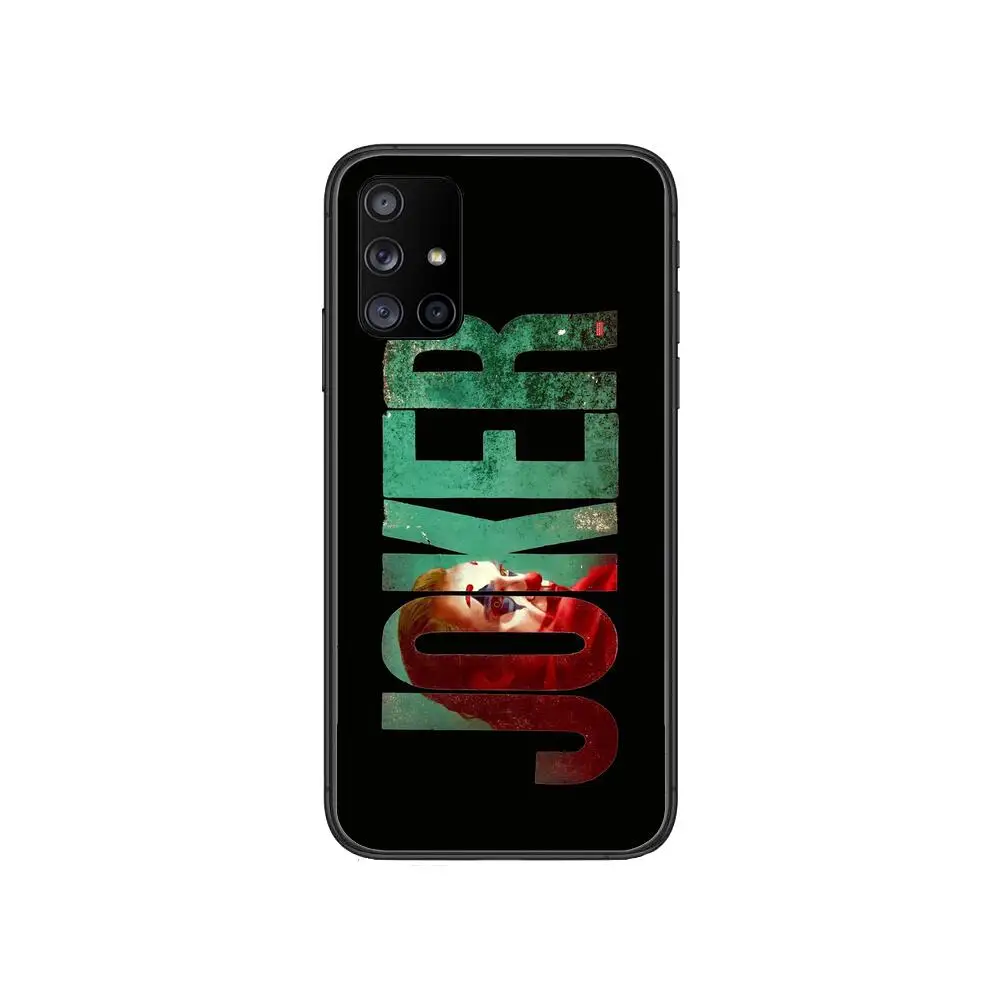 

Luxury Shell 3D Film The Joker Joaquin Phone Case Hull For Samsung Galaxy A 50 51 20 71 70 40 30 10 80 E 5G S Black Shell Art C