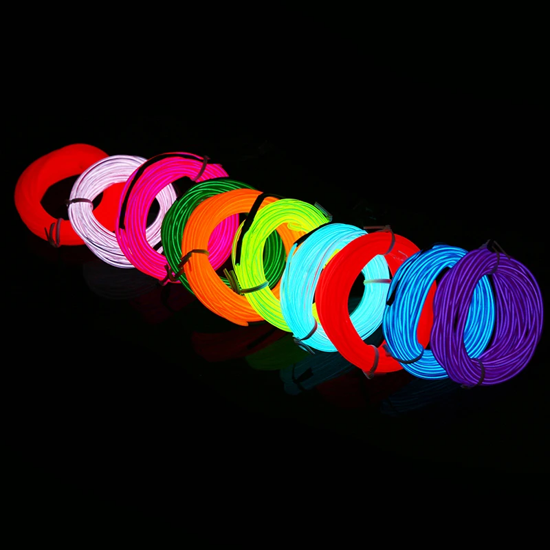 1 м гибкий неоновый светильник POSSBAY автомобильный декор неоновая светодиодная