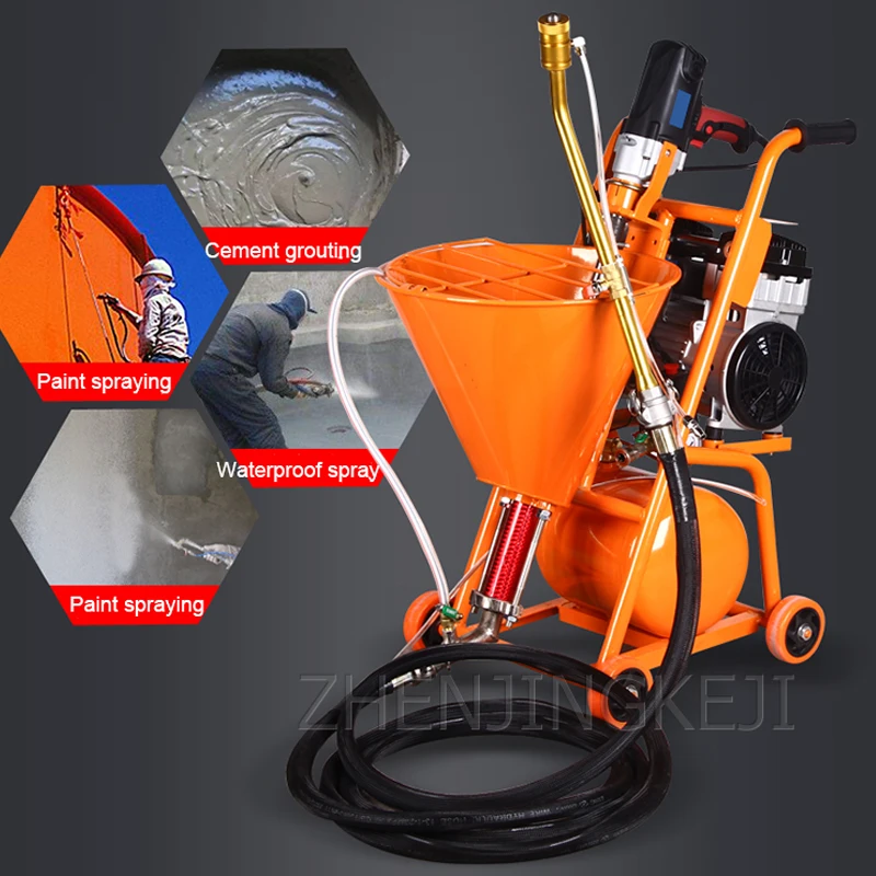 

Multifunction High Pressure Sprayer Putty Powder Waterproof Coating High Power Grout Real Stone Paint Grout Paint Spray Paint