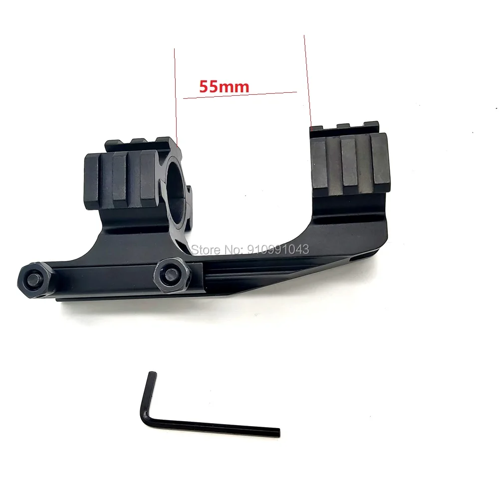 

25.4mm 1 INCH 30MM Dual Ring Tactical Cantilever Rifle Scope Mount picatinny Rail