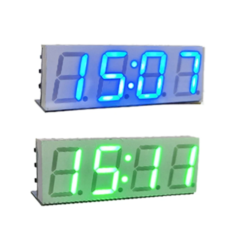 

2 шт., электронные часы с Wi-Fi, зеленый и синий цвета