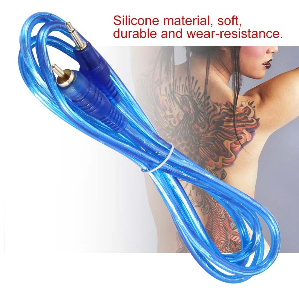 Силиконовый зажим для татуировки шнур крюк провод кабель HP 2 Hurricane RCA интерфейс