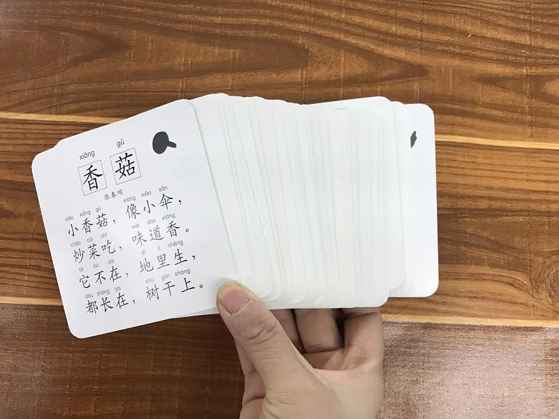 44 шт. Обучающие английские карты для фруктов и овощей китайские с пиньинь детей |