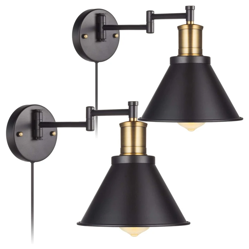 

Modern Wall Lamp Rocker Sconce American Industrial Rotating Bedroom Bedside Dining Living Room LED Mirror Front Decoration Lamp
