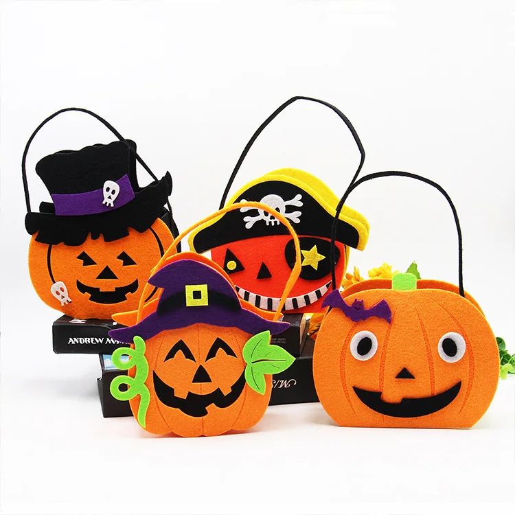 Украшения для Хеллоуина трюк с Тыква подарочные складные сумки конфет Детские