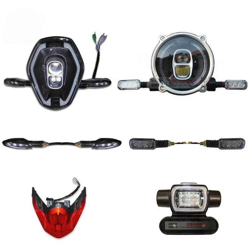 

Electric Motorcycle Original Headlamp Tail Front and Rear Turn Direction for Super Soco Ts Tc