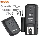 Godox CT-16 16 каналов беспроводной флэш-радио триггер передатчик + приемник для Canon Nikon Pentax Studio Speedlite Flash