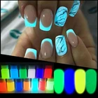 10 г красивый светящийся люминесцентный фосфорный порошок для пудра с эффектом блеска DIY ногтей эмалевый светящийся порошок, блестящий декоративный пигмент для ногтей