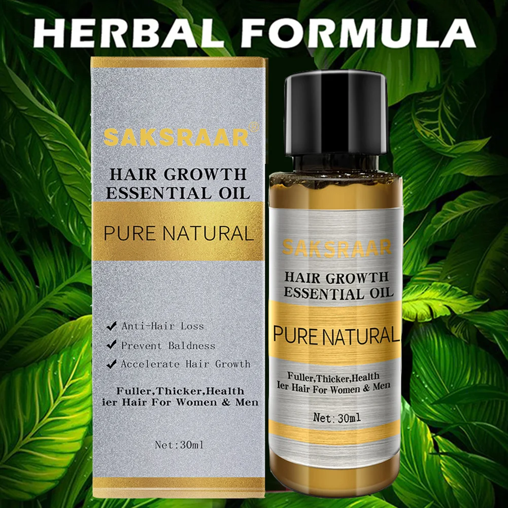 Эссенция для роста волос 30 мл масло предотвращения выпадения и облысения