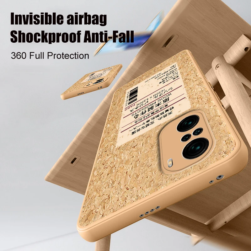 luxury cork wooden phone case for xiaomi redmi note 10 10s pro max mi 11 10 pro ultra poco f3 heat dissipation soft back cover free global shipping