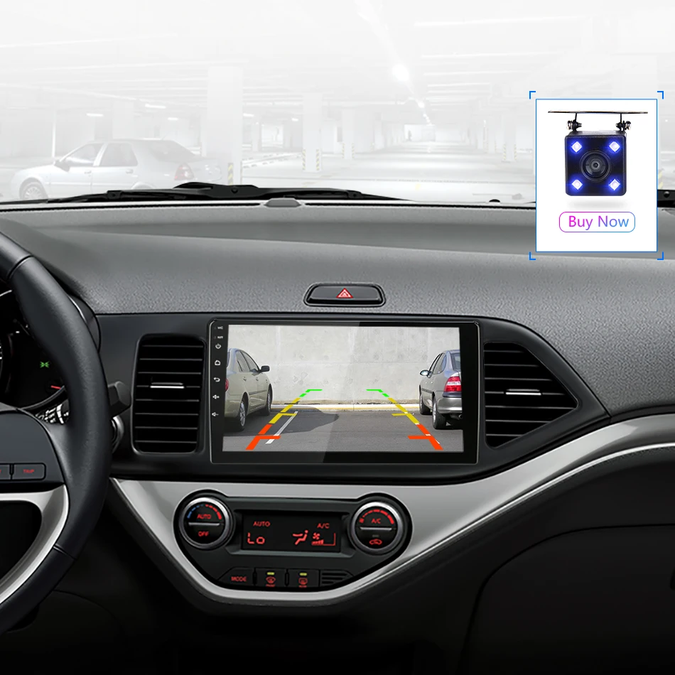 2G ram 32G rom 9 дюймов Android 8,1 автомобильный dvd-плеер 4G NET для KIA Morning Picanto 2011- Мультимедиа Gps навигация RDS DSP